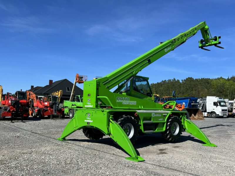 duża kołowa Merlo Roto 45.21 MCSS ( 40.25 ) Podnośnik Obrotowy Wózek Jezdniowy Tylko 2.700mth Super Stan Manitou MRT 2150 2540 2550 1850 Dzwig