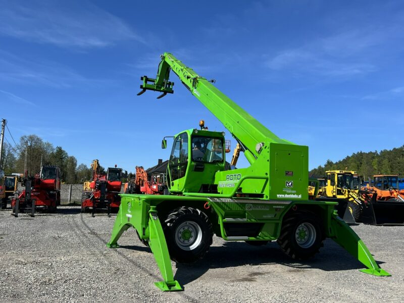 duża kołowa Merlo Roto 45.21 MCSS ( 40.25 ) Podnośnik Obrotowy Wózek Jezdniowy Tylko 2.700mth Super Stan Manitou MRT 2150 2540 2550 1850 Dzwig
