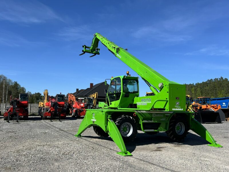 duża kołowa Merlo Roto 45.21 MCSS ( 40.25 ) Podnośnik Obrotowy Wózek Jezdniowy Tylko 2.700mth Super Stan Manitou MRT 2150 2540 2550 1850 Dzwig