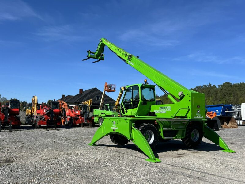 duża kołowa Merlo Roto 45.21 MCSS ( 40.25 ) Podnośnik Obrotowy Wózek Jezdniowy Tylko 2.700mth Super Stan Manitou MRT 2150 2540 2550 1850 Dzwig