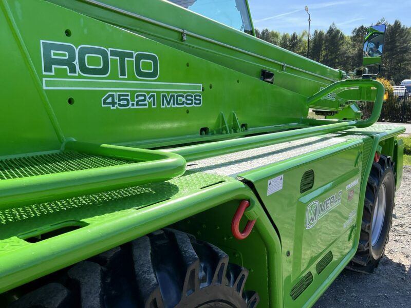 duża kołowa Merlo Roto 45.21 MCSS ( 40.25 ) Podnośnik Obrotowy Wózek Jezdniowy Tylko 2.700mth Super Stan Manitou MRT 2150 2540 2550 1850 Dzwig