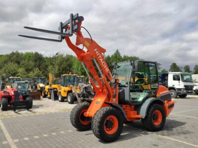 średnia kołowa Hitachi ZW75 Wheel Loader Szybko-Złącze Widły Stan Bardzo Dobry nie Volvo Komatsu Kramer 950 Volvo Jcb 406