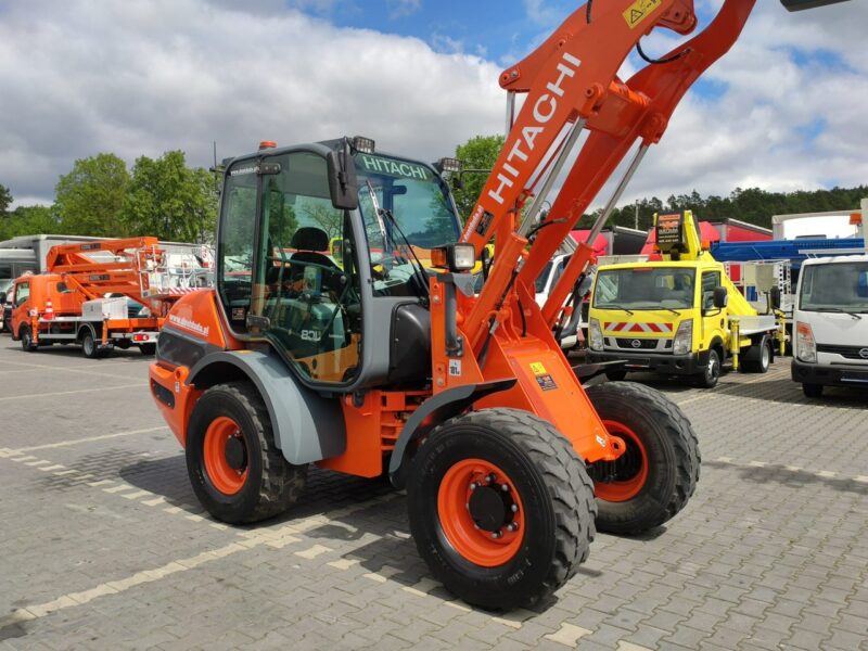 średnia kołowa Hitachi ZW75 Wheel Loader Szybko-Złącze Widły Stan Bardzo Dobry nie Volvo Komatsu Kramer 950 Volvo Jcb 406