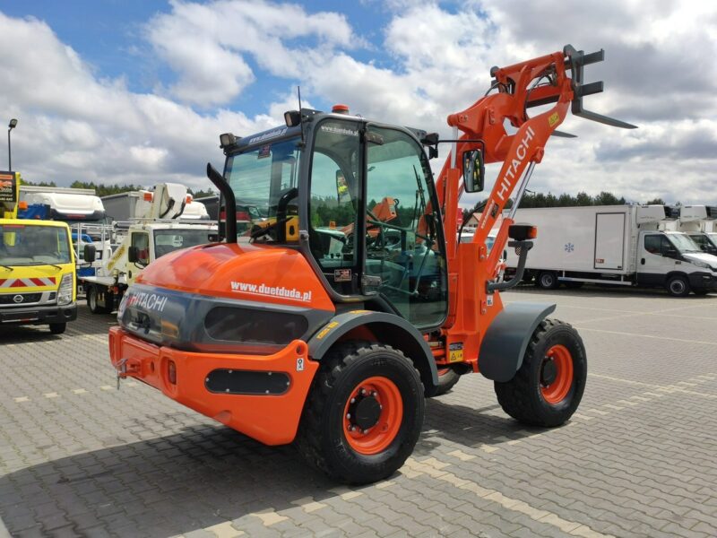 średnia kołowa Hitachi ZW75 Wheel Loader Szybko-Złącze Widły Stan Bardzo Dobry nie Volvo Komatsu Kramer 950 Volvo Jcb 406