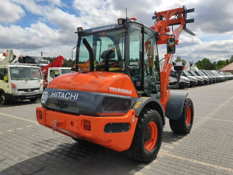 średnia kołowa Hitachi ZW75 Wheel Loader Szybko-Złącze Widły Stan Bardzo Dobry nie Volvo Komatsu Kramer 950 Volvo Jcb 406
