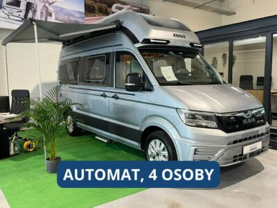 samochody kempingowe Knaus BOXDRIVE 600 XL Kompaktowy campervan z miejscem dla 4 osób! Bogato wyposażony!
