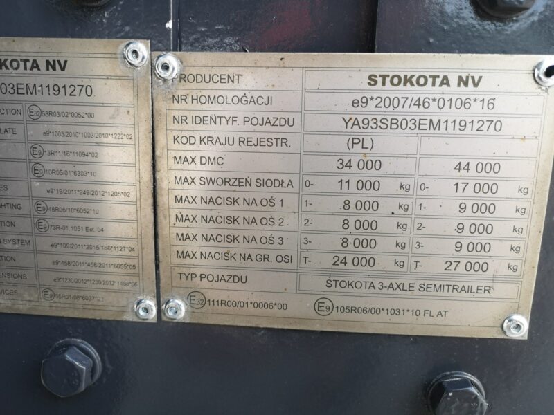 cysterna Stokota Cysterna Paliwowa 4 Komorowa Stan Idealny Jak Nowa! Jeden Właściciel! Aktualne Dozory! Alufelgi! Oryginalna Jak z Fabryki!