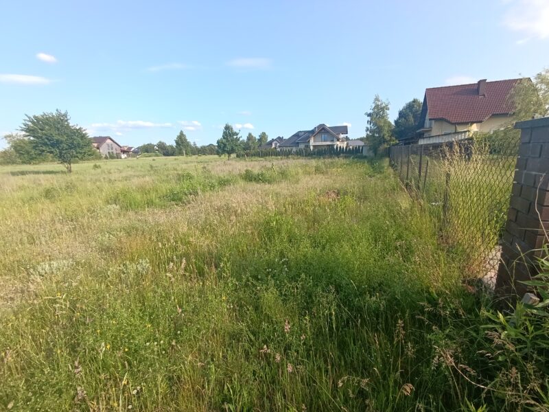 Działka budowlana 1604m2 Krubin gm. Wieliszew, z warunkami zabudowy