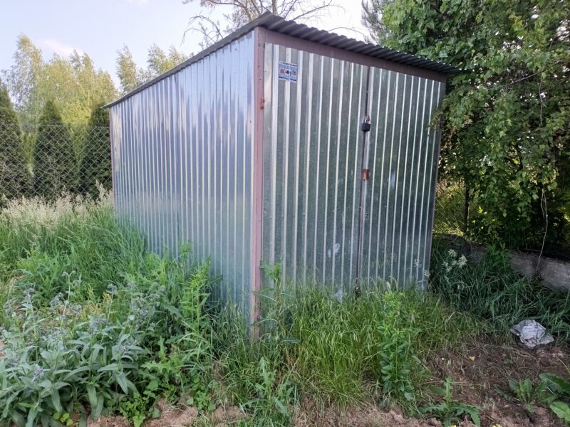 Garaż blaszany 2x3m, używany