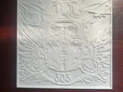 Obraz zrobiony drukarkom 3D Dywizjon 303