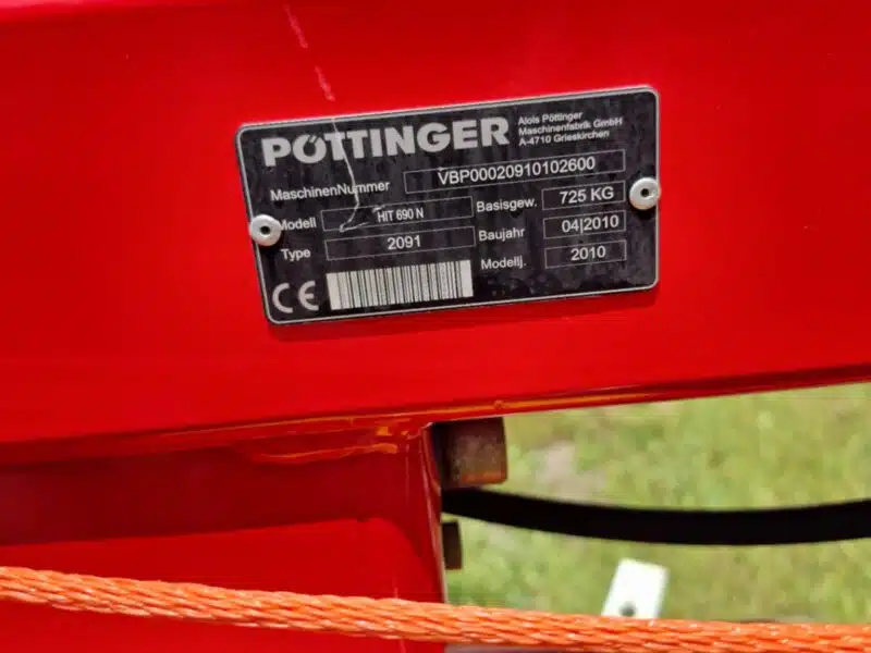Pottinger Przetrząsarka Hit 69N