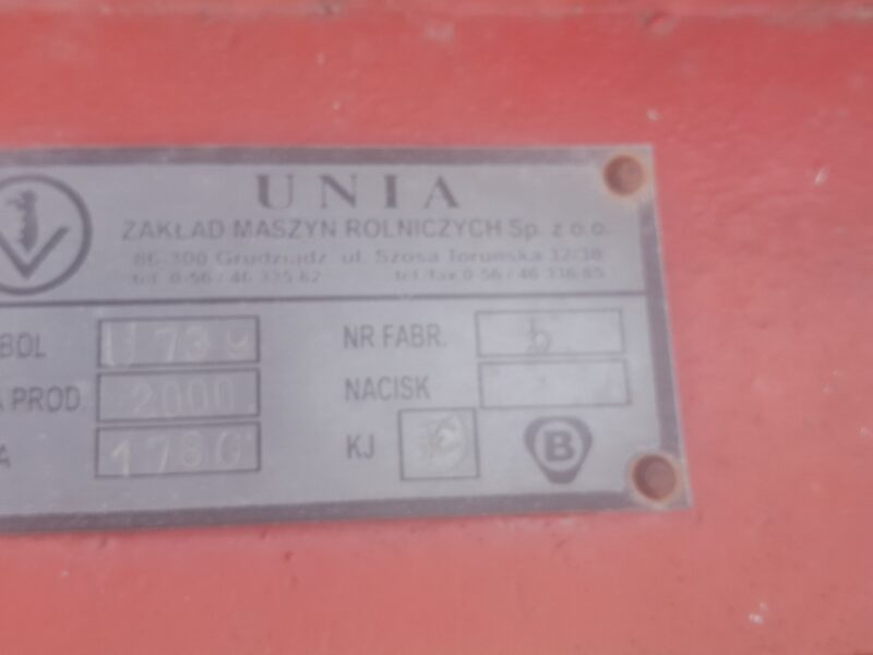 Sprzedam gruber Unia i brona talerzowa Unia