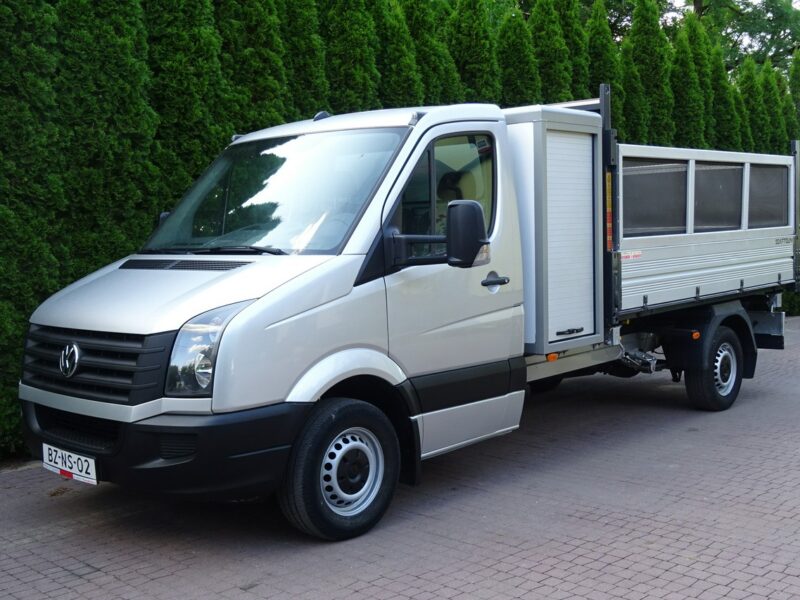 Volkswagen CRAFTER 2.0TDI 163KM 3 stronna wywrotka aluminiowa, 3 osobowa Volkswagen Crafter 2,0 TDI 163 km 3 stronna wywrotka Sprowadzona