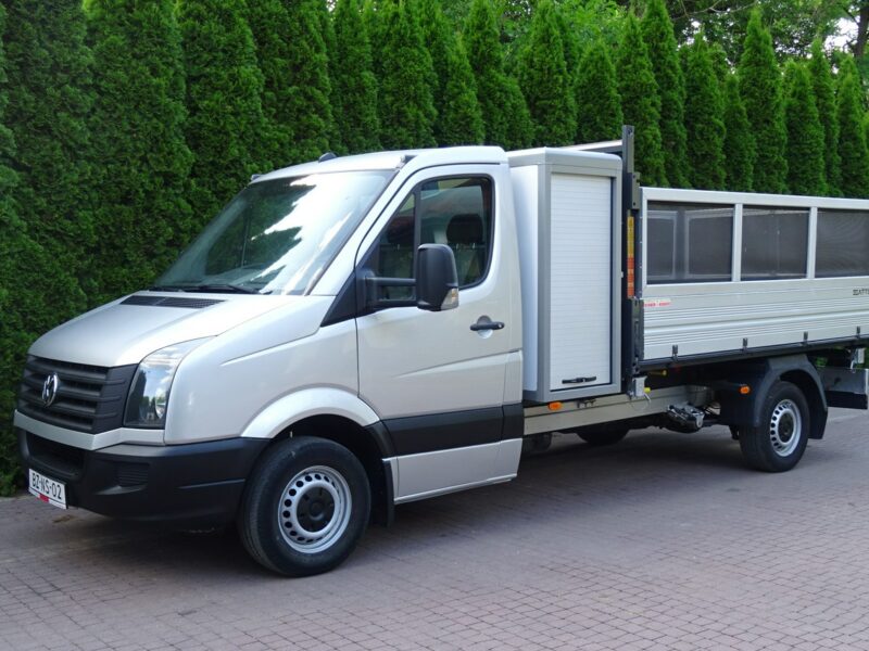 Volkswagen CRAFTER 2.0TDI 163KM 3 stronna wywrotka aluminiowa, 3 osobowa Volkswagen Crafter 2,0 TDI 163 km 3 stronna wywrotka Sprowadzona