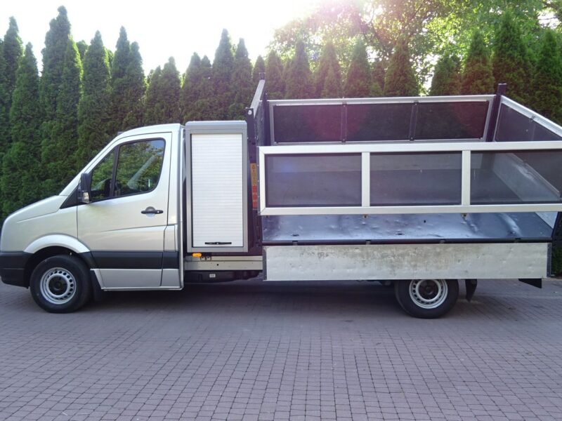 Volkswagen CRAFTER 2.0TDI 163KM 3 stronna wywrotka aluminiowa, 3 osobowa Volkswagen Crafter 2,0 TDI 163 km 3 stronna wywrotka Sprowadzona