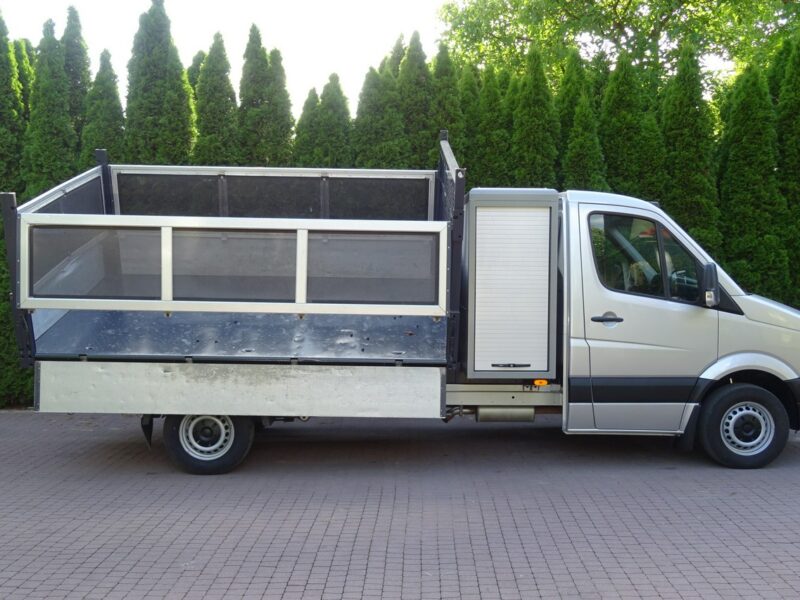 Volkswagen CRAFTER 2.0TDI 163KM 3 stronna wywrotka aluminiowa, 3 osobowa Volkswagen Crafter 2,0 TDI 163 km 3 stronna wywrotka Sprowadzona