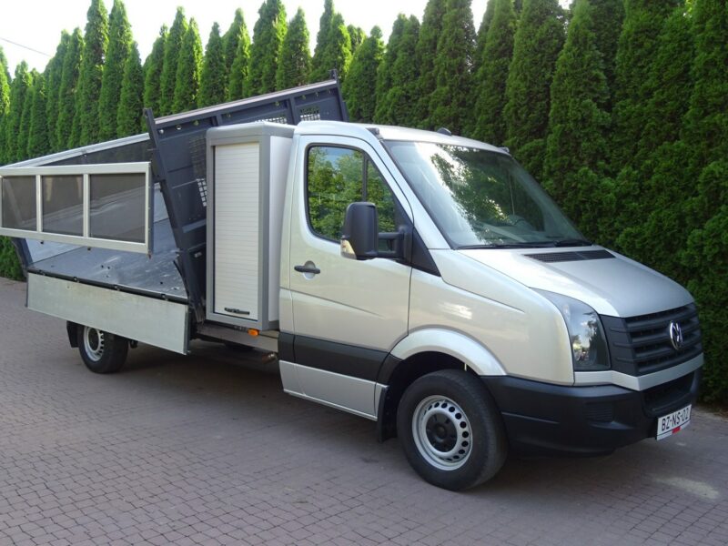 Volkswagen CRAFTER 2.0TDI 163KM 3 stronna wywrotka aluminiowa, 3 osobowa Volkswagen Crafter 2,0 TDI 163 km 3 stronna wywrotka Sprowadzona