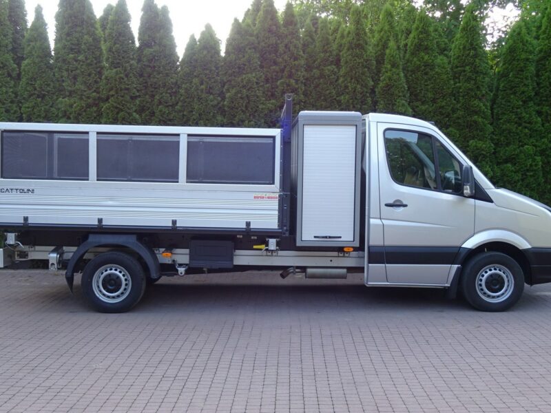 Volkswagen CRAFTER 2.0TDI 163KM 3 stronna wywrotka aluminiowa, 3 osobowa Volkswagen Crafter 2,0 TDI 163 km 3 stronna wywrotka Sprowadzona