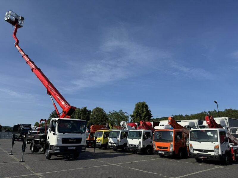 MAN TGL 7.150 Zwyżka Ruthmann T330 33-Metry DMC 7500KG 21m w Bok Jak Wumag GSR PALFINGER Super Stan !!!