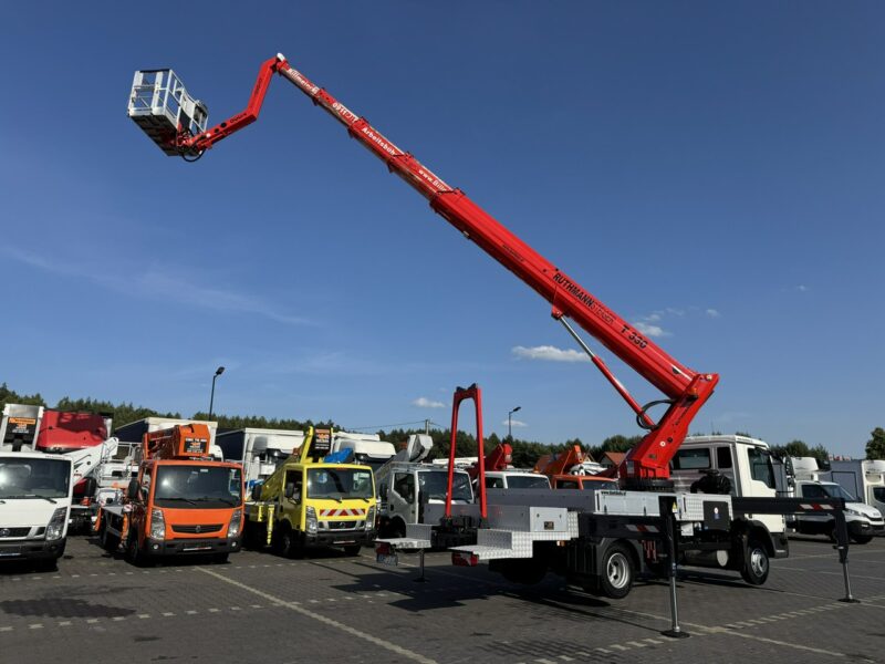 MAN TGL 7.150 Zwyżka Ruthmann T330 33-Metry DMC 7500KG 21m w Bok Jak Wumag GSR PALFINGER Super Stan !!!