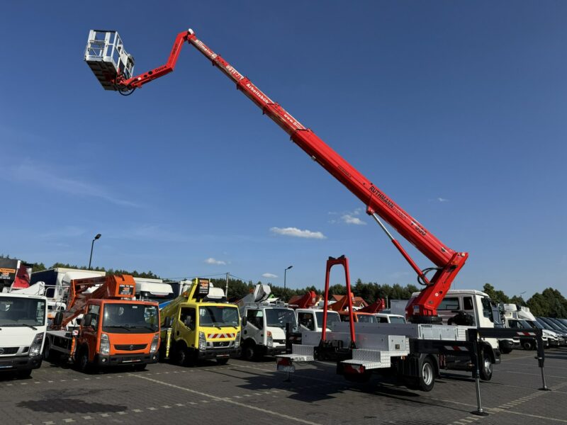 MAN TGL 7.150 Zwyżka Ruthmann T330 33-Metry DMC 7500KG 21m w Bok Jak Wumag GSR PALFINGER Super Stan !!!