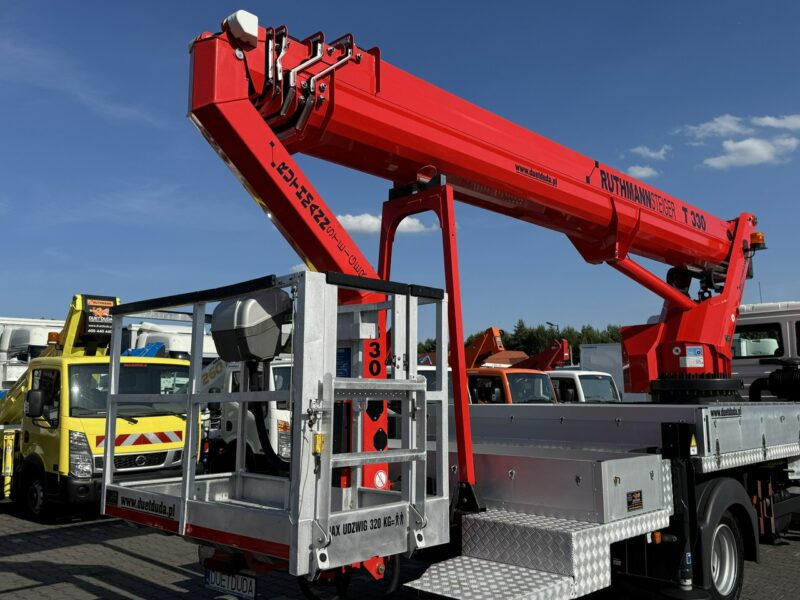 MAN TGL 7.150 Zwyżka Ruthmann T330 33-Metry DMC 7500KG 21m w Bok Jak Wumag GSR PALFINGER Super Stan !!!