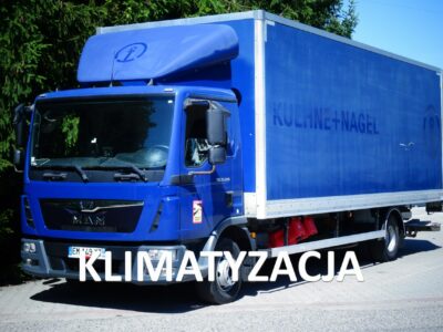 MAN TGL 12.220 Euro 6 Kontener 19 pal winda ocynk tylko 429 tys.km! MAN TGL 12.220 Euro 6 kontener z windą Sprowadzony, poduszki klima