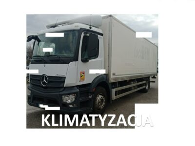 Mercedes Antos 1830 Euro 6 kontener 21 palet Ks. serwisowa, Sprowadzony Mercedes Antos 1830 Euro6 kontener 21p winda ład. 9700kg! Sprowadzony
