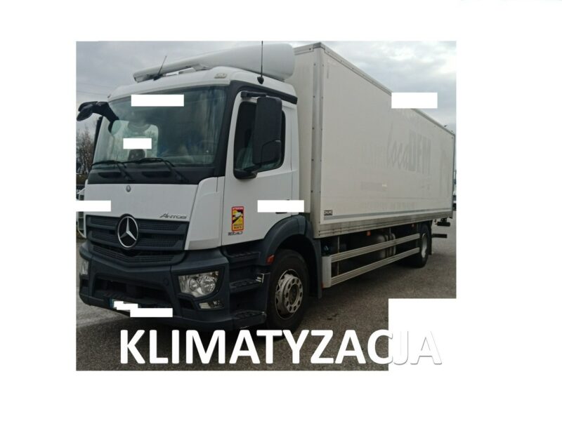 Mercedes Antos 1830 Euro 6 kontener 21 palet Ks. serwisowa, Sprowadzony Mercedes Antos 1830 Euro6 kontener 21p winda ład. 9700kg! Sprowadzony