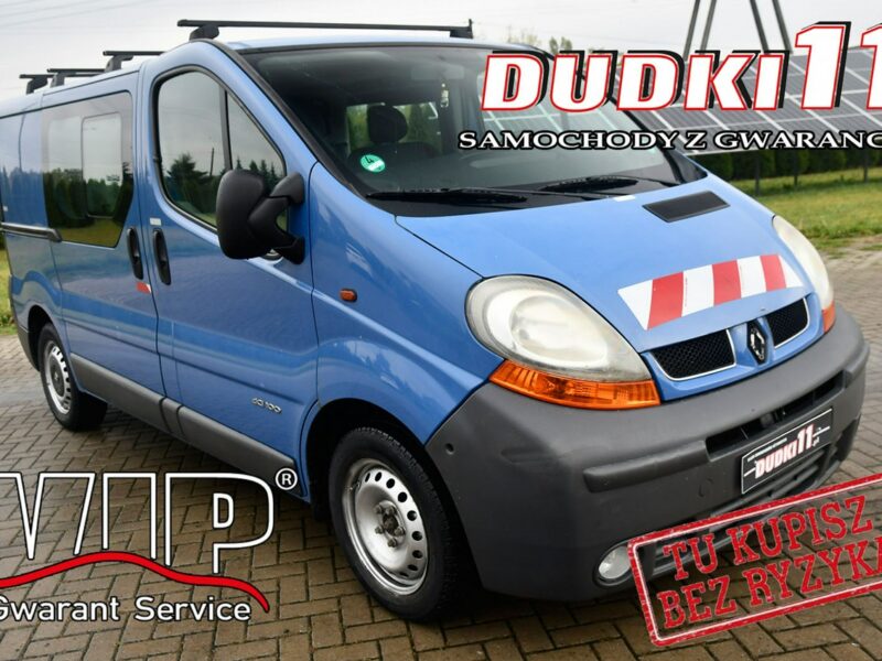 Renault Trafic 1,9Dci DUDKI11 6 Osób,Hak,El.szyby.Centralka,kredyt.OKAZJA
