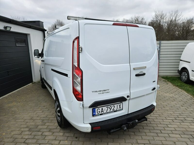 Ford Transit Custom 2.0 TDCi 130KM FV23% bezwypadek BDB WYPOSAŻENIE 3 osobowy BDB stan