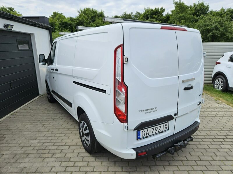 Ford Transit Custom 2.0 TDCi 130KM FV23% bezwypadek BDB WYPOSAŻENIE 3 osobowy BDB stan