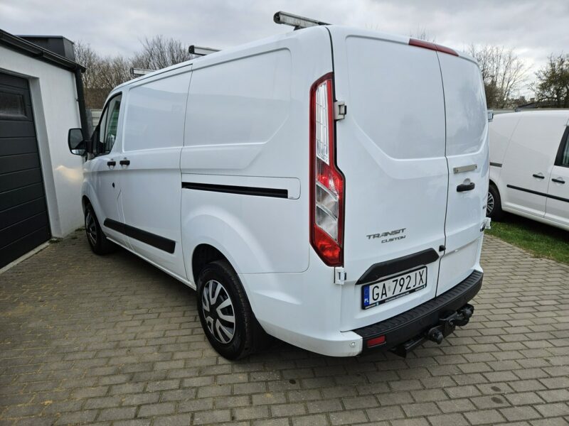Ford Transit Custom 2.0 TDCi 130KM FV23% bezwypadek BDB WYPOSAŻENIE 3 osobowy BDB stan