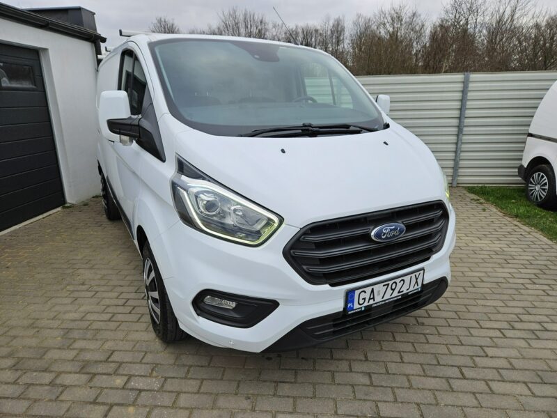 Ford Transit Custom 2.0 TDCi 130KM FV23% bezwypadek BDB WYPOSAŻENIE 3 osobowy BDB stan