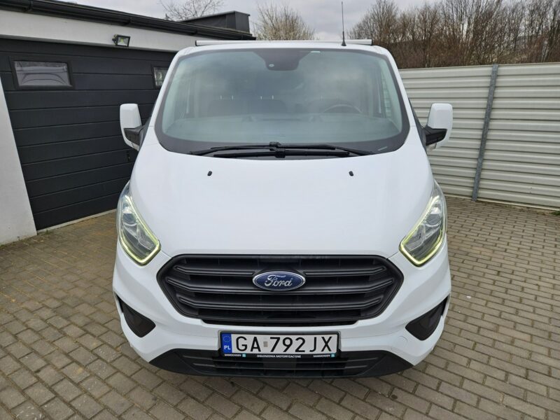 Ford Transit Custom 2.0 TDCi 130KM FV23% bezwypadek BDB WYPOSAŻENIE 3 osobowy BDB stan