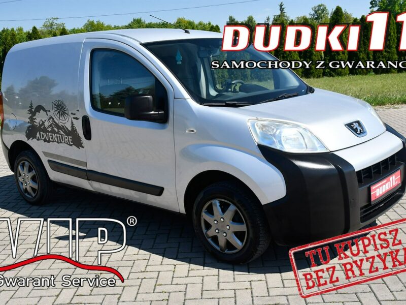 Peugeot Bipper 1,4hdi Klimatyzacja-Sprawna.Centralka.El.szyby.kredyt.Hak.OKAZJA