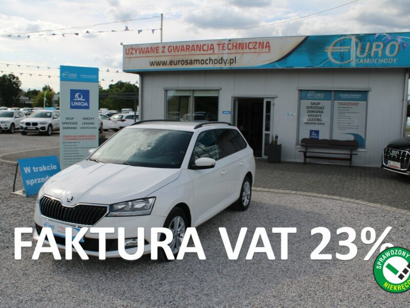 Skoda Fabia VAN VAT-1Ambition F-vat Gwarancja Salon Polska
