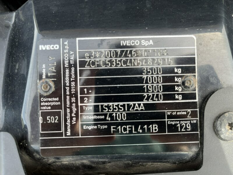Iveco Daily 35S18 Chłodnia ZANOTTI -29*C/+29*C * GWARANCJA * 3.0/180KM *