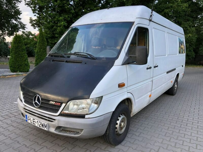 Mercedes Sprinter Długi 311 CDI Maxi 2002r 2.2 CDI 109KM Zarejestrowany VAT1