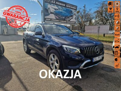 Mercedes GLC 300 2.0Turbo 240 KM Coupe, 4-Matic, Kamera, Bluetooth, Nawigacja, Full LED