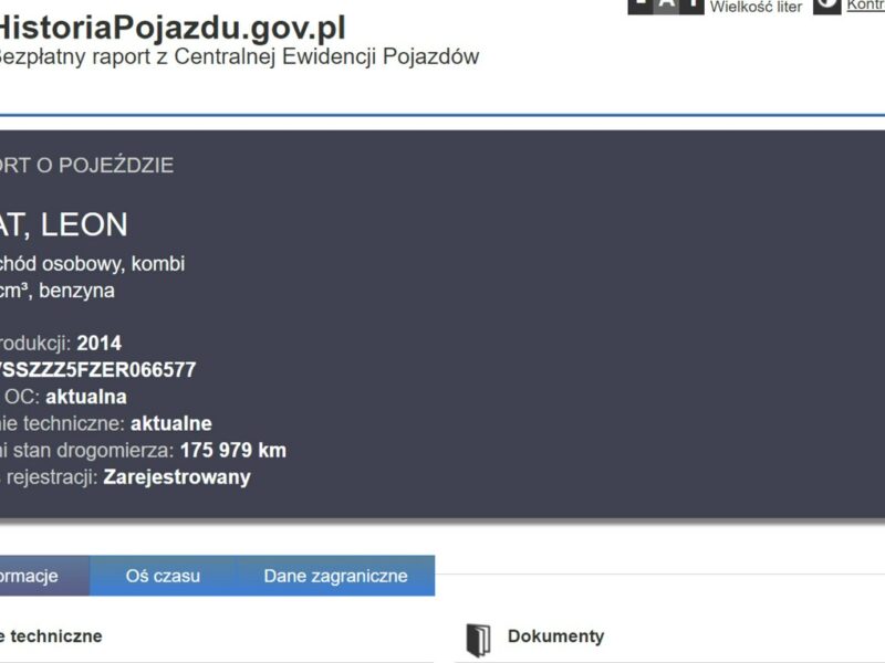 Seat Leon Benzyna Zarejestrowany Ubezpieczony III (2012-)