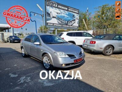 Nissan Primera 2.2 DCI 126 KM, Klimatyzacja, Kamera Cofania, Kurtyny Powietrzne P12 (2001-2007)