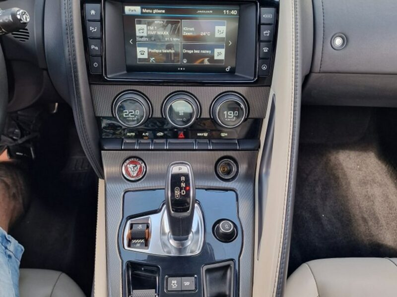 Jaguar F-Type S 3.0 Bi-TURBO 381 KM, AWD, Panorama, LED, Skóra, Navigacja, Bluetooth