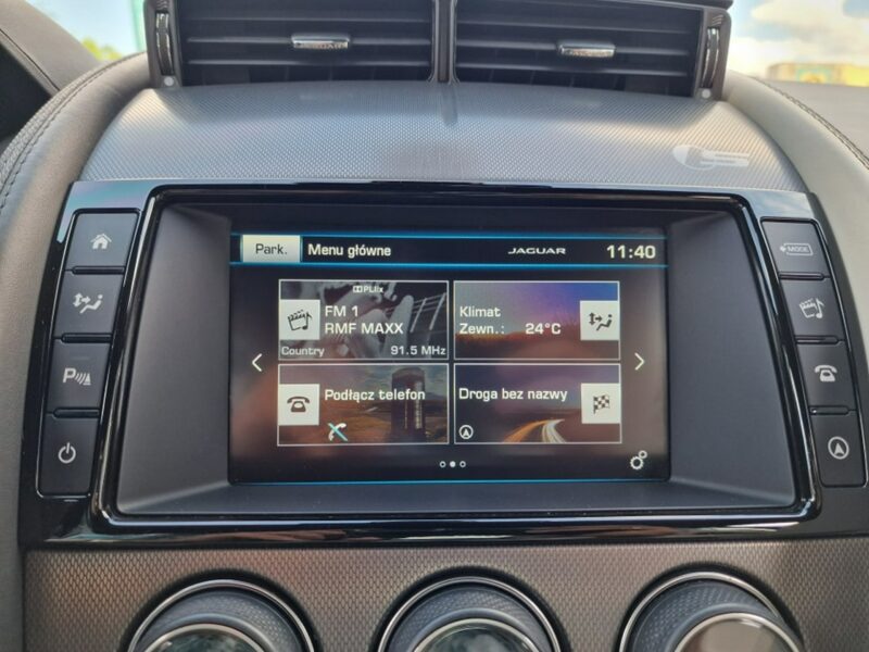 Jaguar F-Type S 3.0 Bi-TURBO 381 KM, AWD, Panorama, LED, Skóra, Navigacja, Bluetooth