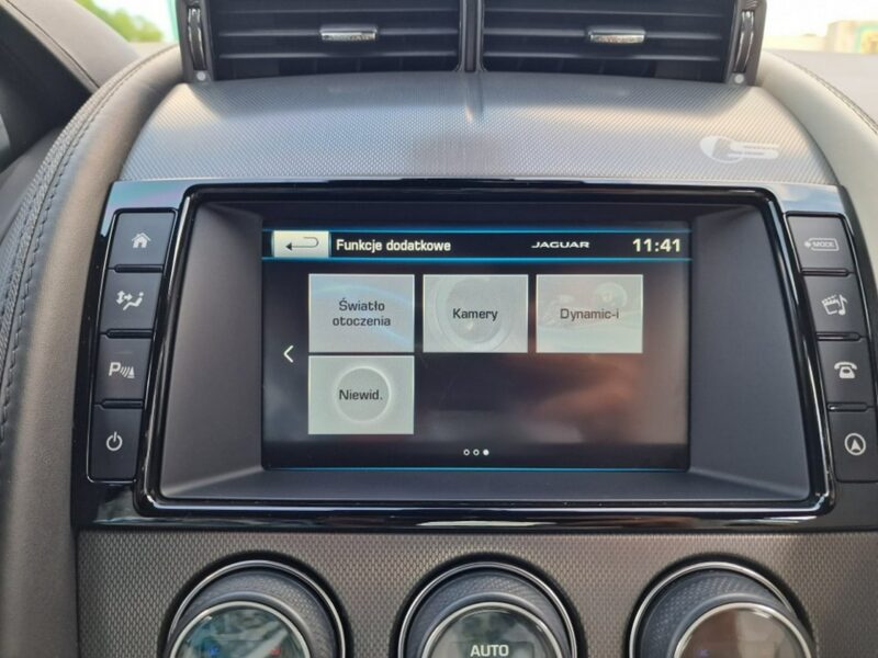 Jaguar F-Type S 3.0 Bi-TURBO 381 KM, AWD, Panorama, LED, Skóra, Navigacja, Bluetooth