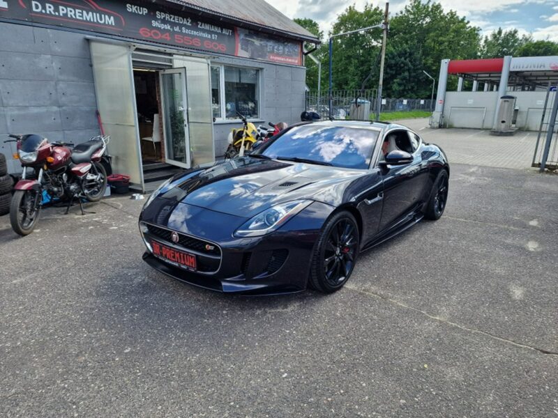 Jaguar F-Type S 3.0 Bi-TURBO 381 KM, AWD, Panorama, LED, Skóra, Navigacja, Bluetooth