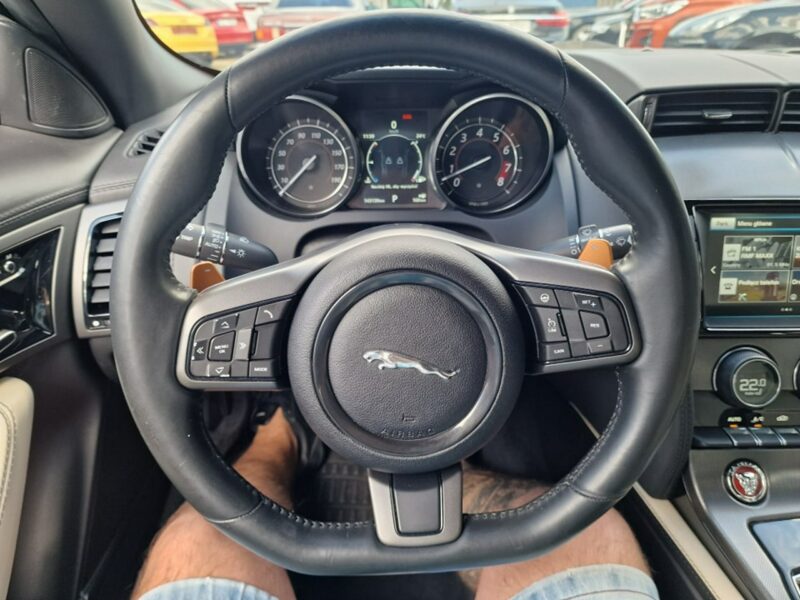 Jaguar F-Type S 3.0 Bi-TURBO 381 KM, AWD, Panorama, LED, Skóra, Navigacja, Bluetooth