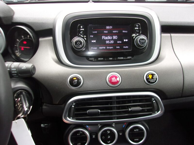 Fiat 500x Cross Podg.Fotele Klimatronic 2-strefy, Czujniki parkowania, Półskóra