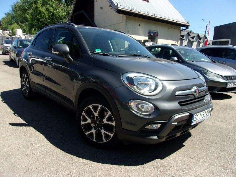 Fiat 500x Cross Podg.Fotele Klimatronic 2-strefy, Czujniki parkowania, Półskóra