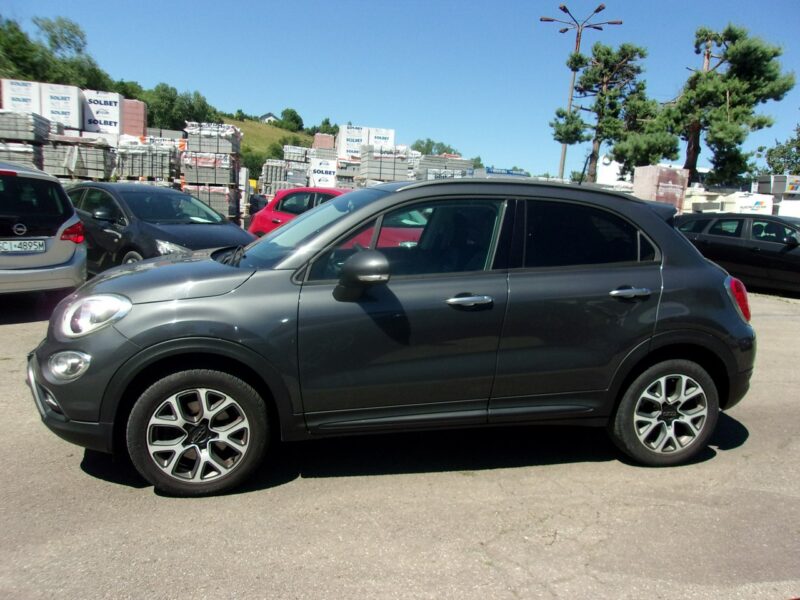 Fiat 500x Cross Podg.Fotele Klimatronic 2-strefy, Czujniki parkowania, Półskóra